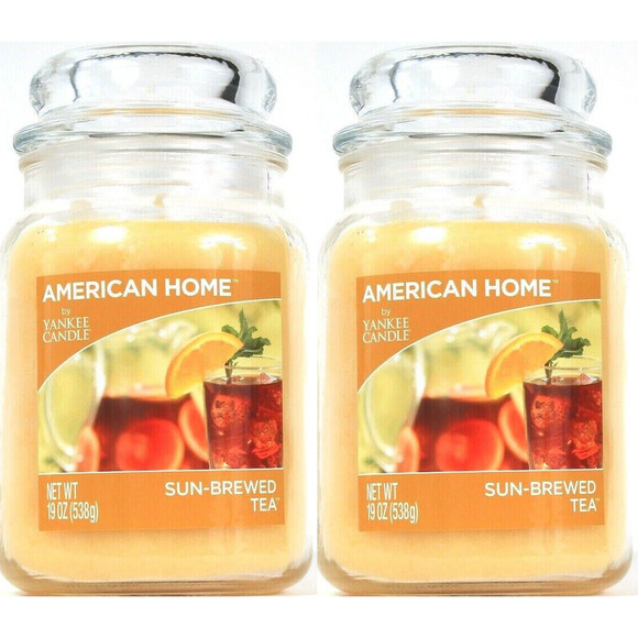 Yankee Candle Accents 2 American Home By Yankee Candle 9 Oz Sun Brewed Tea 1 Wick Glass Jar